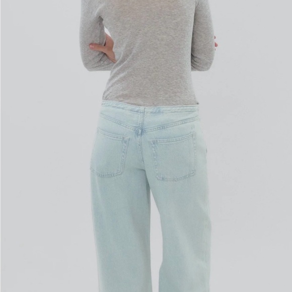 Still Here - Cool Light Blue Wide Leg Jeans - Picture 9 of 10
